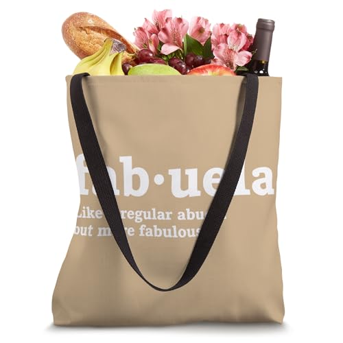 Grandparent Fab-uela Funny Abuela Tote Bag miniatura 4