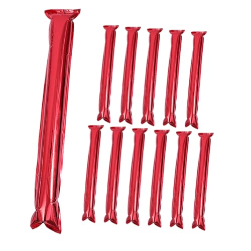 Mobestech 12piezas Animadora Inflable De Palos De Ruido Para Eventos Deportivos Palos De Plástico Para Conciertos Para Fiestas y Partidos