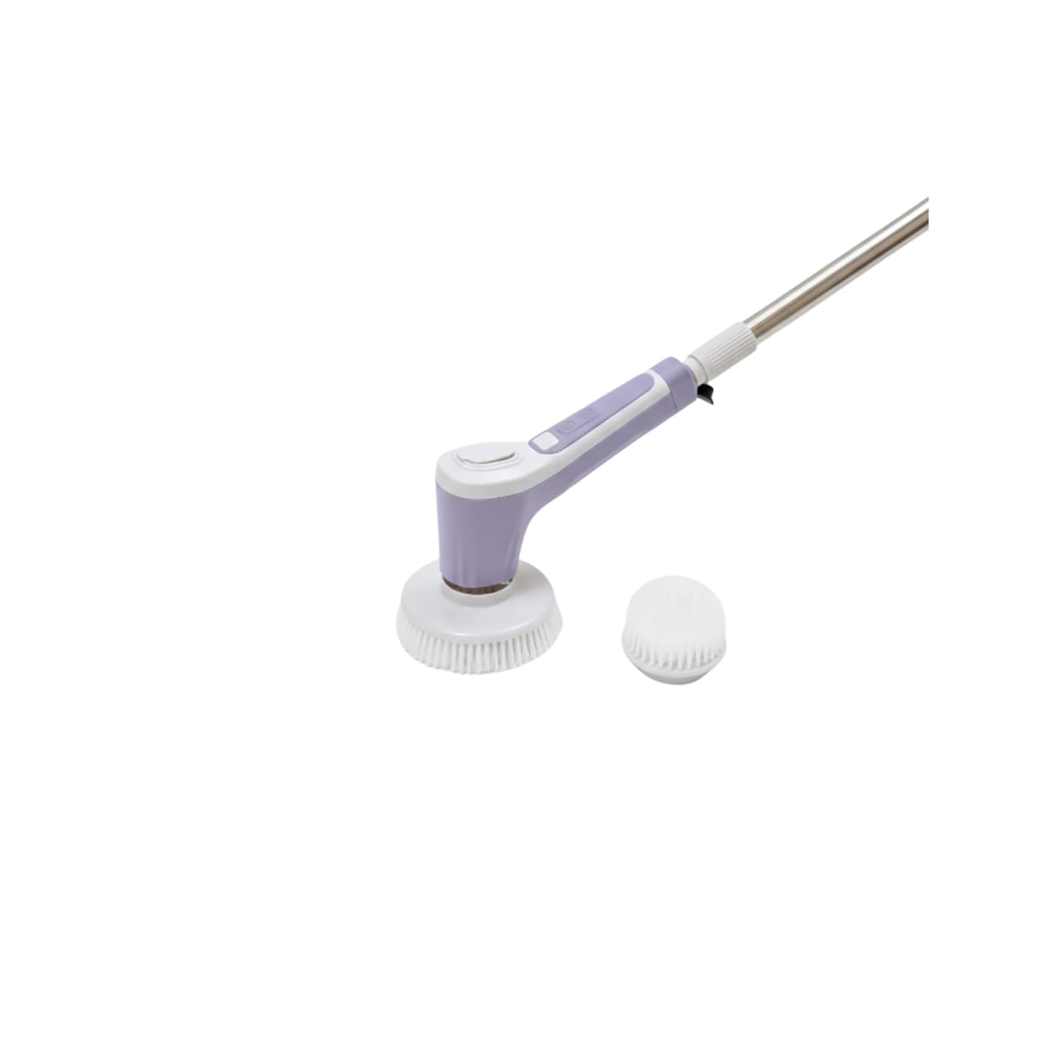 Teko Power Scrubber - Ultimate Bathroom Kitchen Shower Brush Scrubber with Long Handle for Bathtub Tile Floor Grout