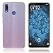 Produktbild PhoneNatic Case kompatibel mit Huawei P Smart+ - transparent-weiß Silikon Hülle matt Cover