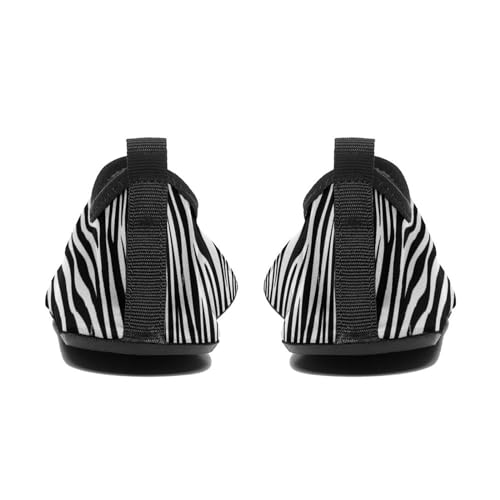 Cow Print Black and White Men Women Water Shoes Quick Dry Barefoot Shoe Beach Surfing Swim Pool Yoga Sock2