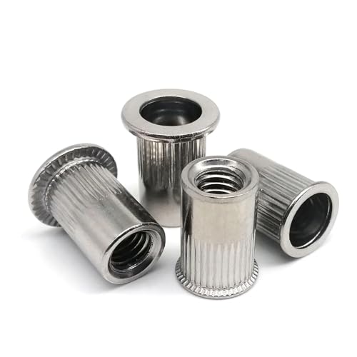 Écrou rivet M8 antirouille inox 316 pour réparer les filetages foirés