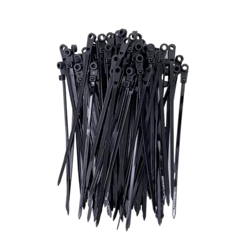 Attaches de câble en nylon noir contre le désordre des fils électriques