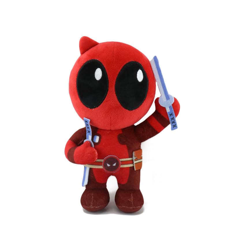 RPUCHST Peluche Deadpool, Muñeco de Peluche, Juguete de Peluche, Muñeca Peluche de Dibujos Animados, Niñas Cute Anime Soft Plush para Regalar, Cumpleaños, Coleccionistas y Fiestas