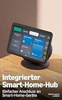 Amazon Echo Show 8 (neueste Generation), brillantes 8,7-Zoll-Display in HD-Auflösung mit raumfüllendem und 3D-Audio, Graphit, mit Alexa+ Early Access – Ansicht 4