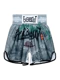winying Jungen Martial Arts Shorts Herren Boxshorts Boxhosen Sportleggings Boxershorts Retroshorts Boxershorts Kurze Hose Leggings Laufen Grau 146-152