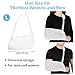 ElevateTech Mesh Arm Shoulder Sling, Breathable Shoulder Immobilizer Shower Adjustable Suitable for Left And Right Arms Comfort Type (White)