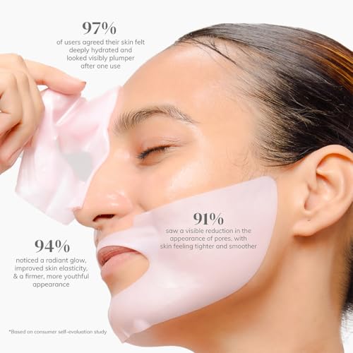 Image of ClayCo Rice & Ceramide Collagen Sheet Mask | Hydrating & Brightening Face Mask with PDRN | Niacinamide & Hyaluronic Acid | 35 g