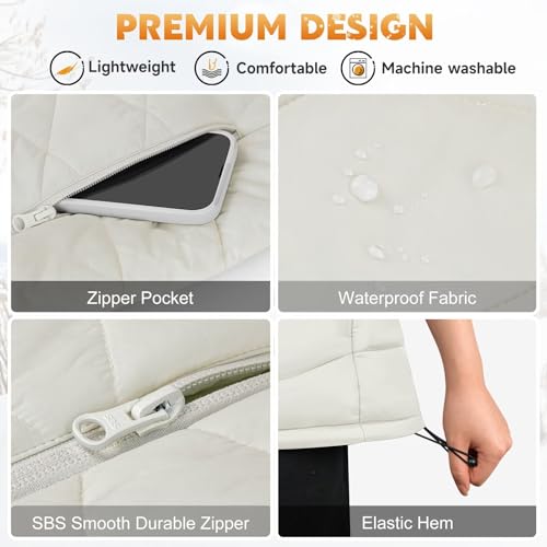 Image of KOVNLO Heated Vest for Women With Battery Pack Included, Smart Controller with Light-out Design, Electric Heated Jackets