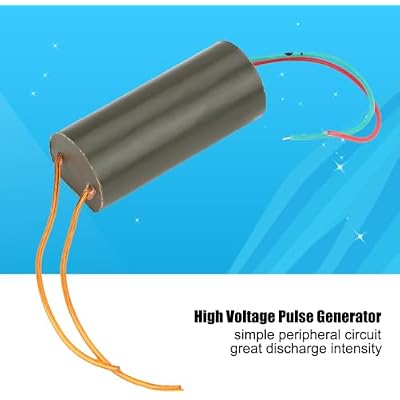 400KV Boost Stepup Power Module High Voltage Pulse Generator Super Arc Coil for Science Experiments, Electronic Instruments, Pulse Current Output