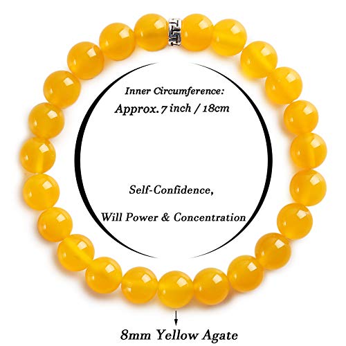 Bonny Boxx Natural Healing Gemstone Bracelet, 8Mm Semi Precious Stone Bracelet For Men Women, Stress Relief Crystal Jewelry #TOP1