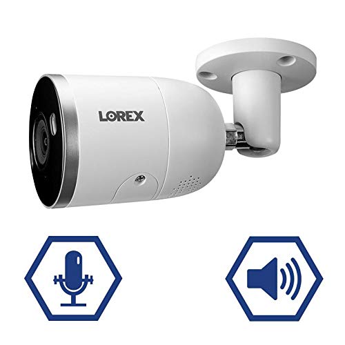 Lorex E892Ab Indoor/Outdoor 4K Ultra Hd Smart Deterrence Ip Bullet Camera With Smart Motion Plus, 150Ft Nv, Cnv, 2.8Mm, Ip67, Camera Only, White (Renewed) #TOP6