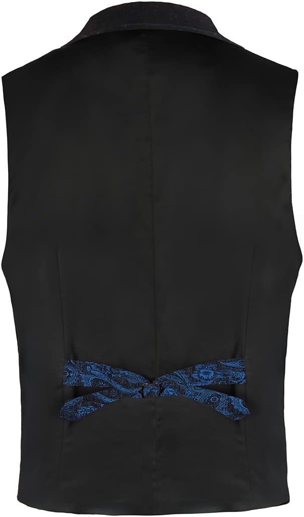 Men's Victorian Steampunk Vest Renaissance Medieval Gothic Waistcoat - Image 3