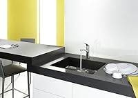 hansgrohe Focus M41 - Küchenarmatur, 1 Stahlart, Wasserhahn Küche mit Auslaufhöhe 160 mm, Mischbatterie Küche 360° schwenkbar, Chrom, 31806000 – Ansicht 2