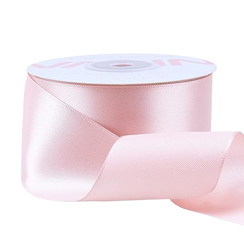 VATIN Rose Gold Satin Ribbon Polyester 40mm X 23m(25 Yards) Craft Fabric Ribbon Perfect for Gift Wrapping,Hair Bow,Party Balloon Trimming - Image 3