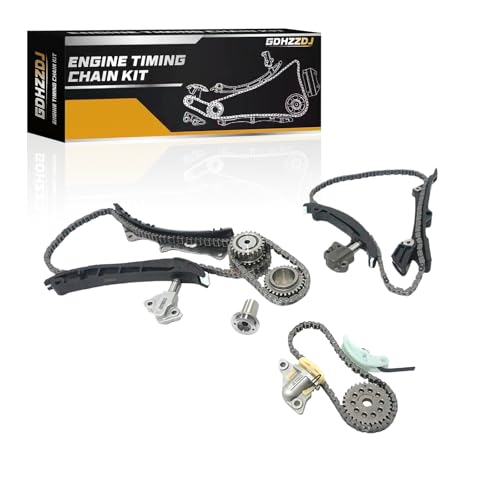 GDHZZDJ 17PCS Timing Chain Kit with Tensioner Guide Rail for Jeep Wrangler Grand Cherokee Chrysler 300C Dodge 3.6L 2003-2024 5184352AF