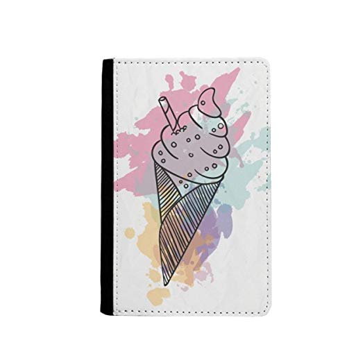 Porte-cartes à biscuits aquarelle sécurisé avec compartiment passeport