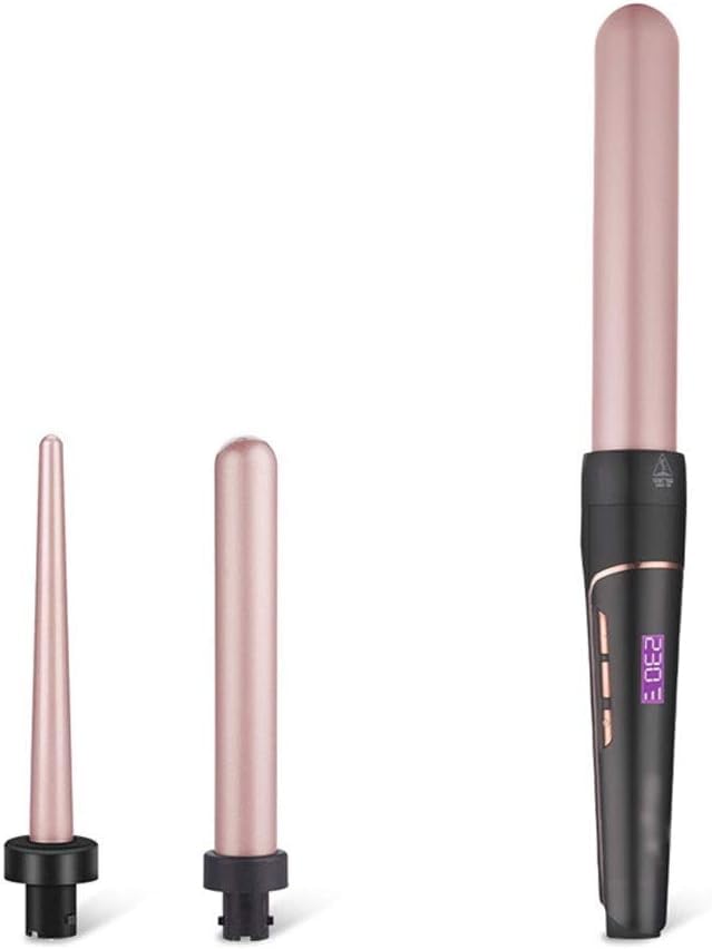 3 in 1 Ceramic Hair Curler Care Styling Curling Wand Interchangeable 3 Parts Clip Hair Iron Curler 9-32mm