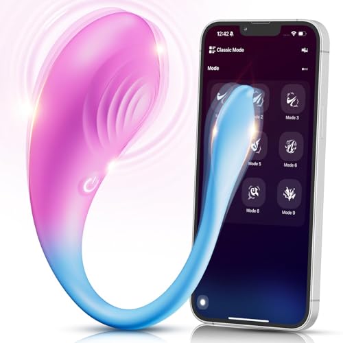 Couples Vibrator Womens Sex Toys - Clitoral G Spot Anal Vibrators with 9 Intense Vibration Modes & App Remote Control, Vibrating Anal Butt Plug Dildo Mini Bullet Vibrators Adult Sex Toys for Women Men