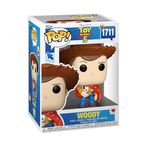 Funko Pop! Disney: Toy Story 5 - Woody - Figurine en Vinyle de Collection - Idée Cadeau - Produit Officiel - Jouets pour Enfants et Adultes - Figurine modèle...