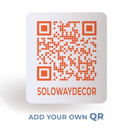 Custom QR Code Vinyl Business Logo - Waterproof, UV Resistant QR Code Labels - Personalized Labels with Logo, Quantity 1-500 - Business & Personal Use