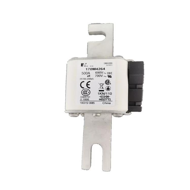 Fusibles 170M4264 con cuerpo de ceramica y contactos plateados de alta conduccion