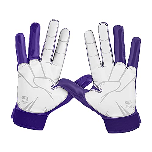 Grip Boost Boys Peace, Shaka, Hook ‘Em Youth Football Gloves Pro Elite