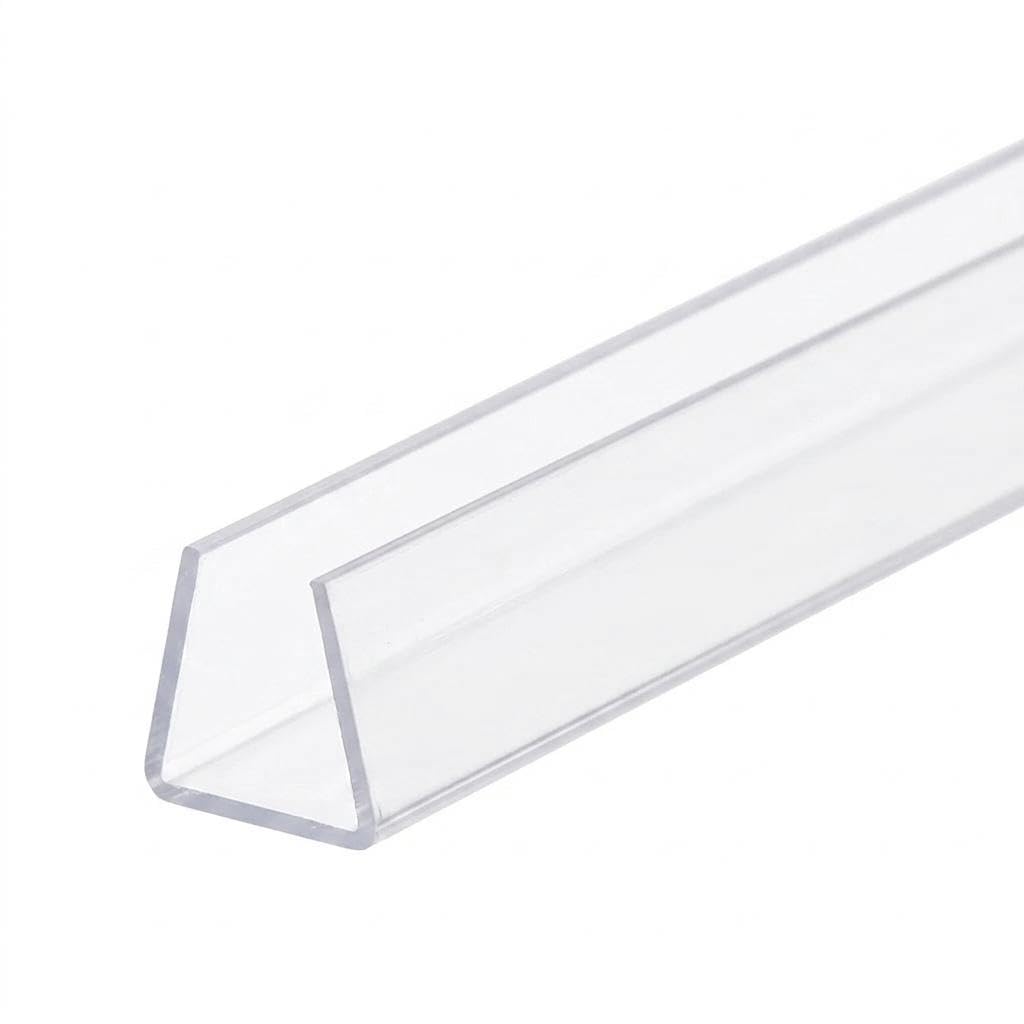 Strip Lights Flexible LED Strip Channel for Kitchen Cabinet, Transparent Material Rope Light Track, DIY Home Lighting Installation Support Fits 8 * 16mm Neon Light St-image-42