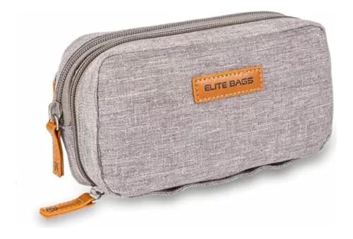 Image of Elite Bags Diabetic's Case for Isothermal Diabetics, Cold Gel Included, Multiple Compartments, Grey, 17 x 10 x 6 cm
