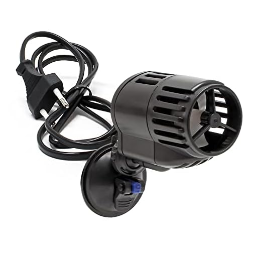 SunSun JVP-120A Strömungspumpe 3000l/h 6W Aquarium Pumpe mit 1 schwenkbaren Düse und Saugnapf zur einfachen Befestigung