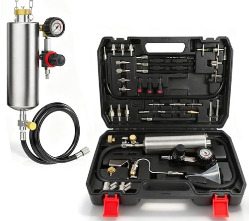 MR CARTOOL Fuel Injector Cleaner Kit 150PSI Automotive Fuel System Cleaning Kit for for Gasoline Injectors, C100 Non-dismantle Fuel Injector Cleaner Machine for Auto Catalytic Converter/Intake Valve