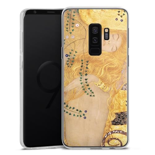 Coque silicone Samsung Galaxy S9 Plus Duos protection souple motif Klimt Serpents d'eau