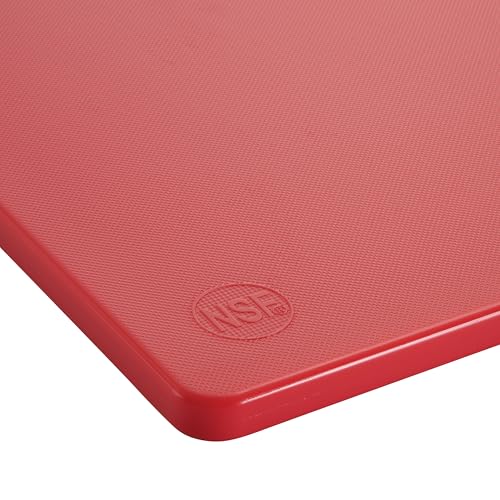 Winco Tabla de Cortar Mediana, Roja miniatura 2