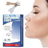 Nasenpflaster 100 Stück Nasenstrips für Sport und Schlaf,Nasen Pflasterluft Schnarchstoppper Rückstandlos Entfernbares Anti Schnarch Pflaster für einfacheres Atmen bei Schlaf,Schnupfen & Allergien-M