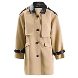 Style classique : ce trench combine parfaitement un style classique avec un aspect moderne et distinctif. Il est très approprié pour le travail ou au quotidien.