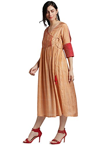 Image of Jaipur Kurti Silk A-Line Dress