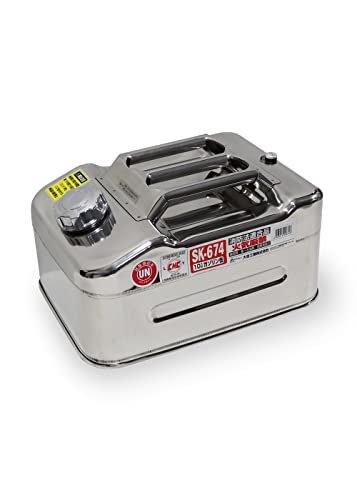 Amazon.co.jp: メルテック(meltec) ステンレス ガソリン携行缶 10L SK