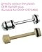 2Pcs LS Billet Aluminum Oil Diverter Rear Galley Plug Barbell for GM Gen III/IV Engines (LS1, LS3, LS2, LQ4, LQ9, LS6, L92, L99, L33) 4.8L 5.3L 5.7L 6.0L 6.2L - 6061-T6 Alloy