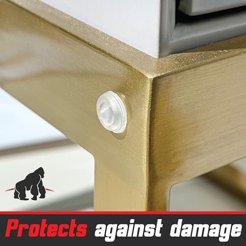 Cabinet and Drawer Soft Close Bumpers - Jelly Button Sound Dampening Self Adhesive Rubber Bumper - Clear, Transparent - Round 1/2" Diameter - 200pcs