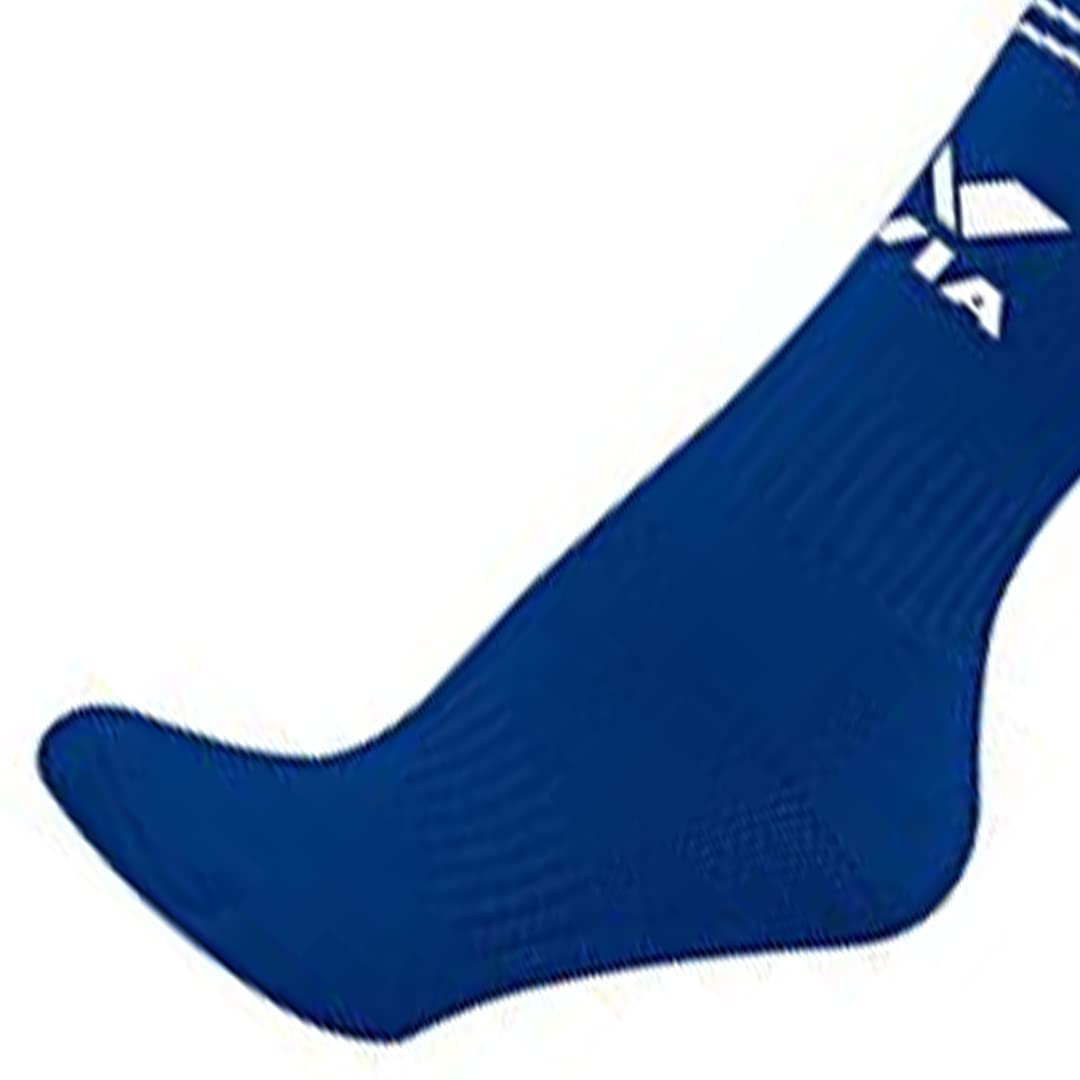 Nivia Rabona Football Super Socks/Stockings (Orange, M) | Polyester Blend | for Men & Women | Knee Length Long Stockings | for Football Soccer & Other Sports 2