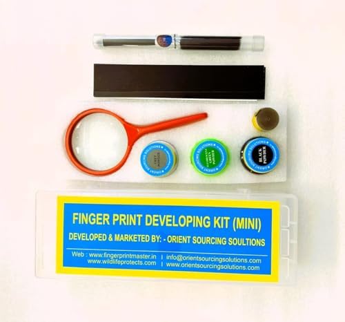 FINGERPRINT MASTER | Fingerprint Developing Kit for Forensic Use | Mini ...