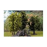 Einfache Installation Ziterdes - Fable Forest Model Deciduous Trees Mix Horse Chestnut, Oak, Linden