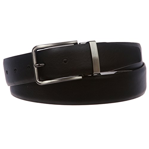 Men's Clamp on Feather Edged Italian Leather Dress Belt2