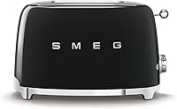 Vista 1 de SMEG Tostadora retro de 2 rebanadas (negro)