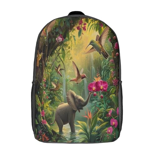 Sac à dos jungle 17 pouces pour garçon et élève de primaire