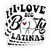 (3Pcs-3") I Love Big Booty Latinas Sticker - Funny Mexican American Waterproof Vinyl Sticker for Laptop, Water Bottle, Tumbler, Accessory Hard Hat Decal Birthday Gifts for Her Him 3 Inches