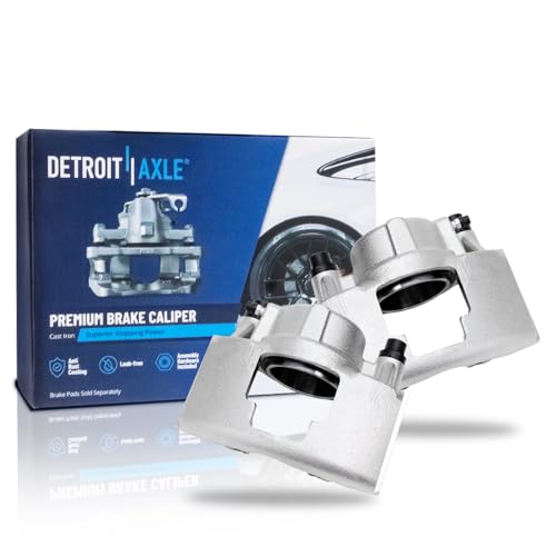 Image of Detroit Axle - Front Disc Brake Calipers Replacement for Chevy Blazer Tahoe | C1500 K1500 C2500 K2500 Suburban C35 Express 2500 3500