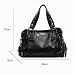 Imagen de Coolives Hobo Bolso de Mano con Bandolera para Mujer en Cuero PU Bolsos Totes Bolso de Hombro Bolsos Bandolera Bolso de señora para Damas Bolso de Bandolera Mamá Negro
