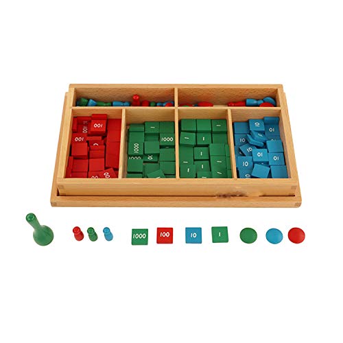 Yanhan Montessori Stamp Game Math Wooden Toy