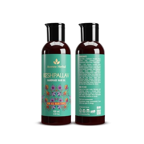 Avimee Herbal Hair Fall Control Kit | Keshpallav Hair Oil (100ml) | Shakuntala Hair Cleanser (200ml) | Hairtone PV1 Scalp Spray (100ml) | Super... - Image 3